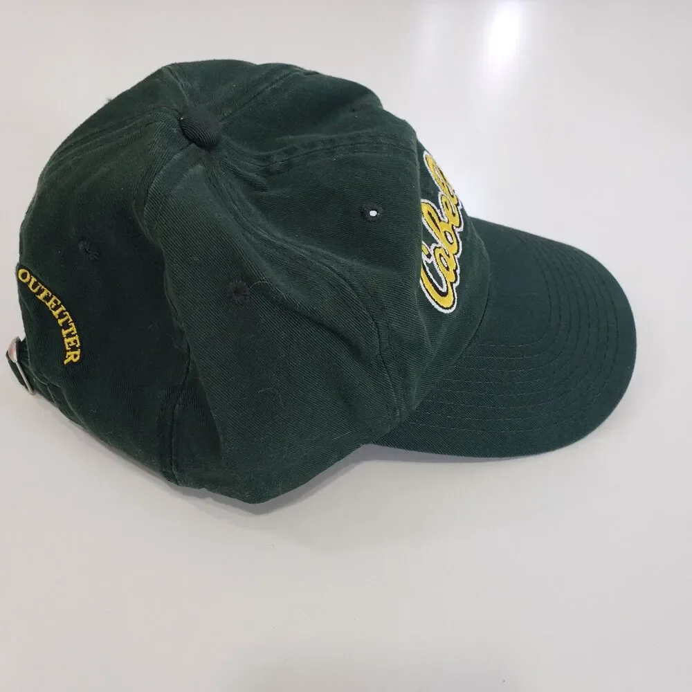 Cabela's Adjustable Men's Green Cloth Hat, One Size Fits Most